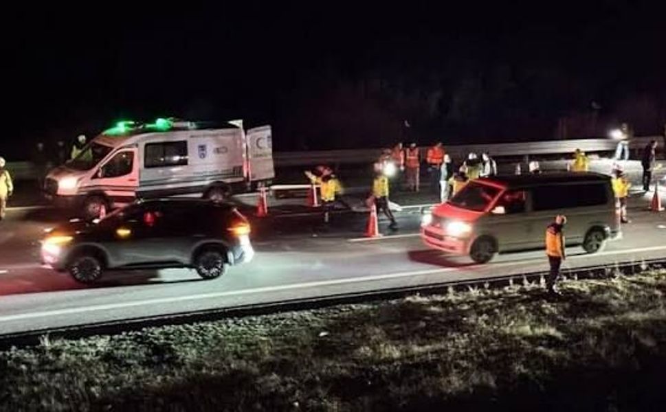 Çubuk’ta Kavşakta Zincirleme Kaza: 2 Yaralı