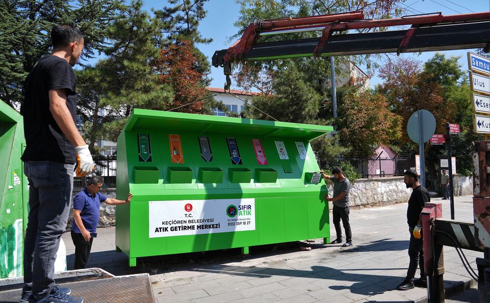 Keçiören’de Mobil Atık Merkezleri Yenileniyor