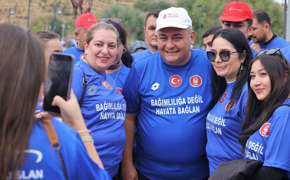 Keçiören’de bağımlılığa karşı farkındalık yürüyüşü