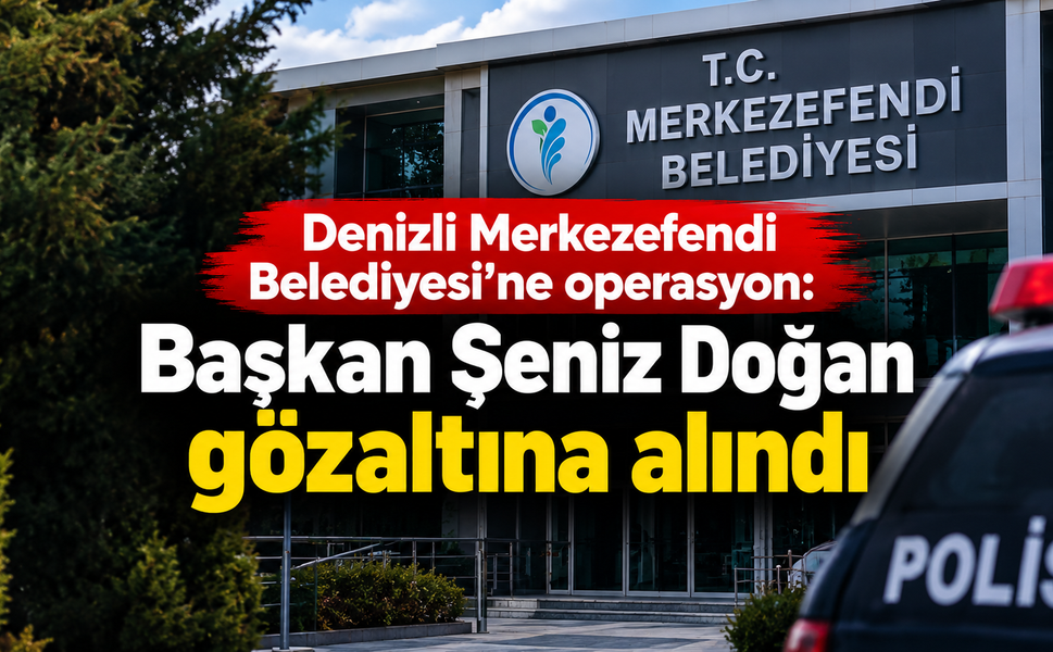Denizli Merkezefendi Belediyesi’ne operasyon!