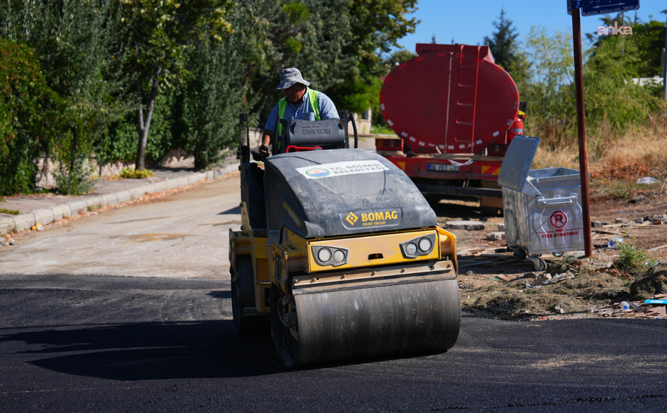 Gölbaşı’nda Eylül Ayında 22 Bin 500 Ton Asfalt Serildi