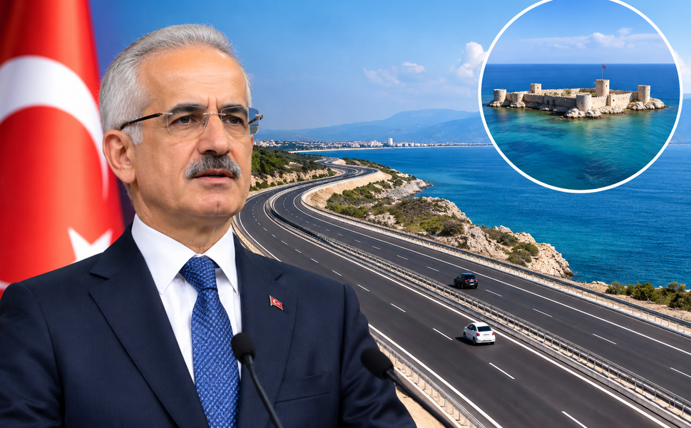 Mersin’de 2,5 saatlik yol 18 dakikaya düşüyor!