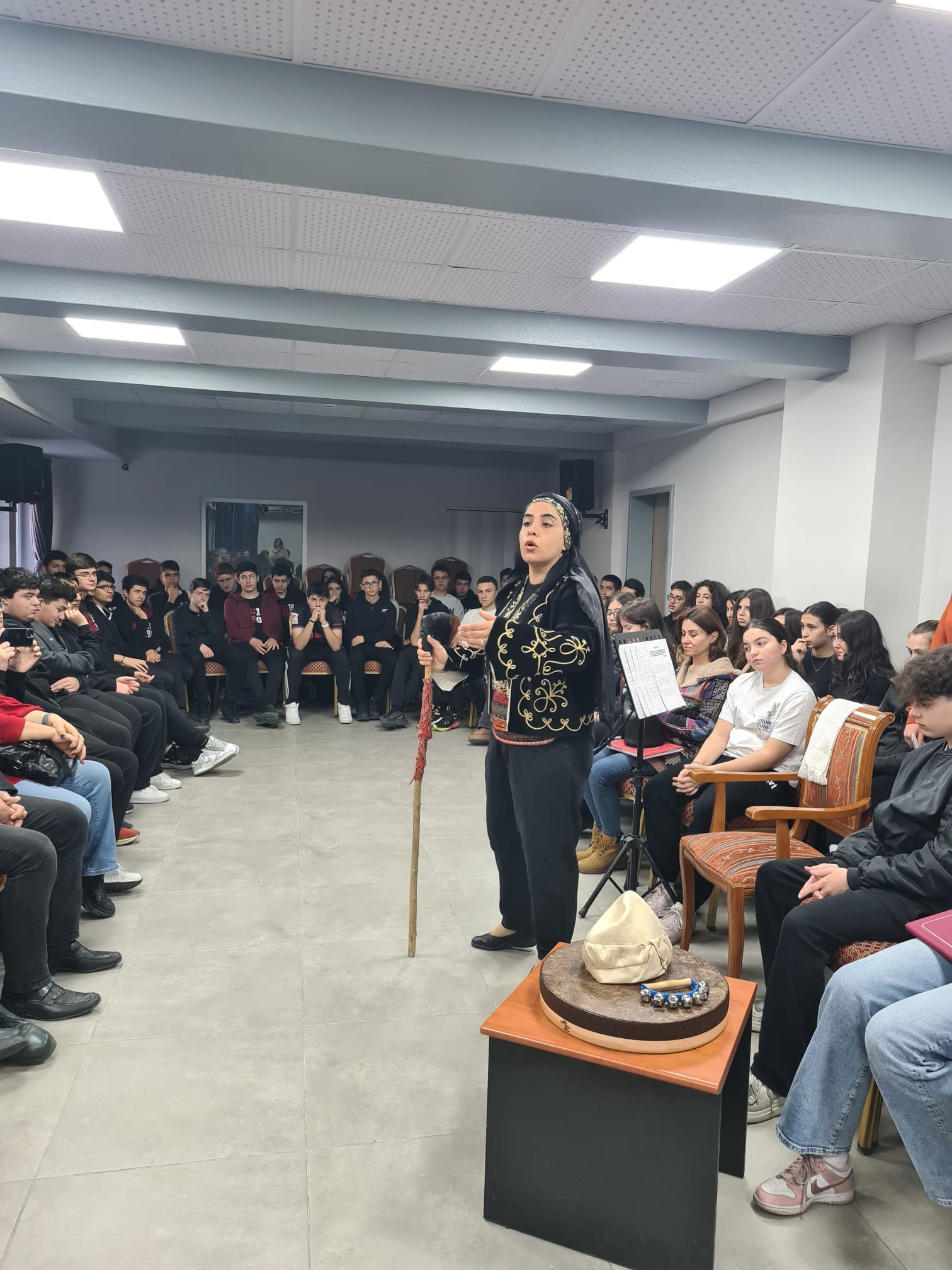 Çankaya Hacı Ömer Tarman Anadolu Lisesi’nde Meddahlık Geleneği Sahneye Taşındı