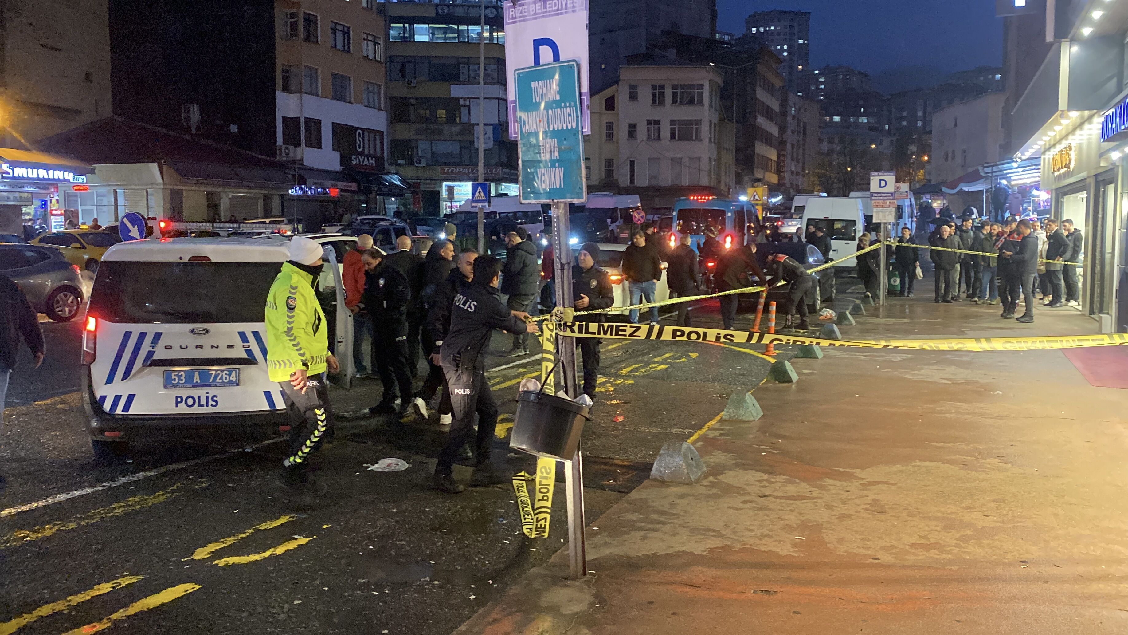 Rize'de silahlı kavga