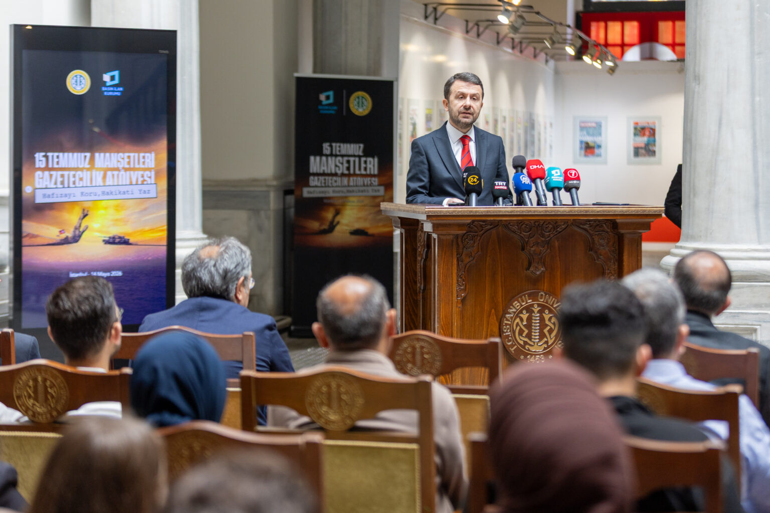 15 Temmuz Manşetleri Atölyesi İstanbul’da Tamamlandı