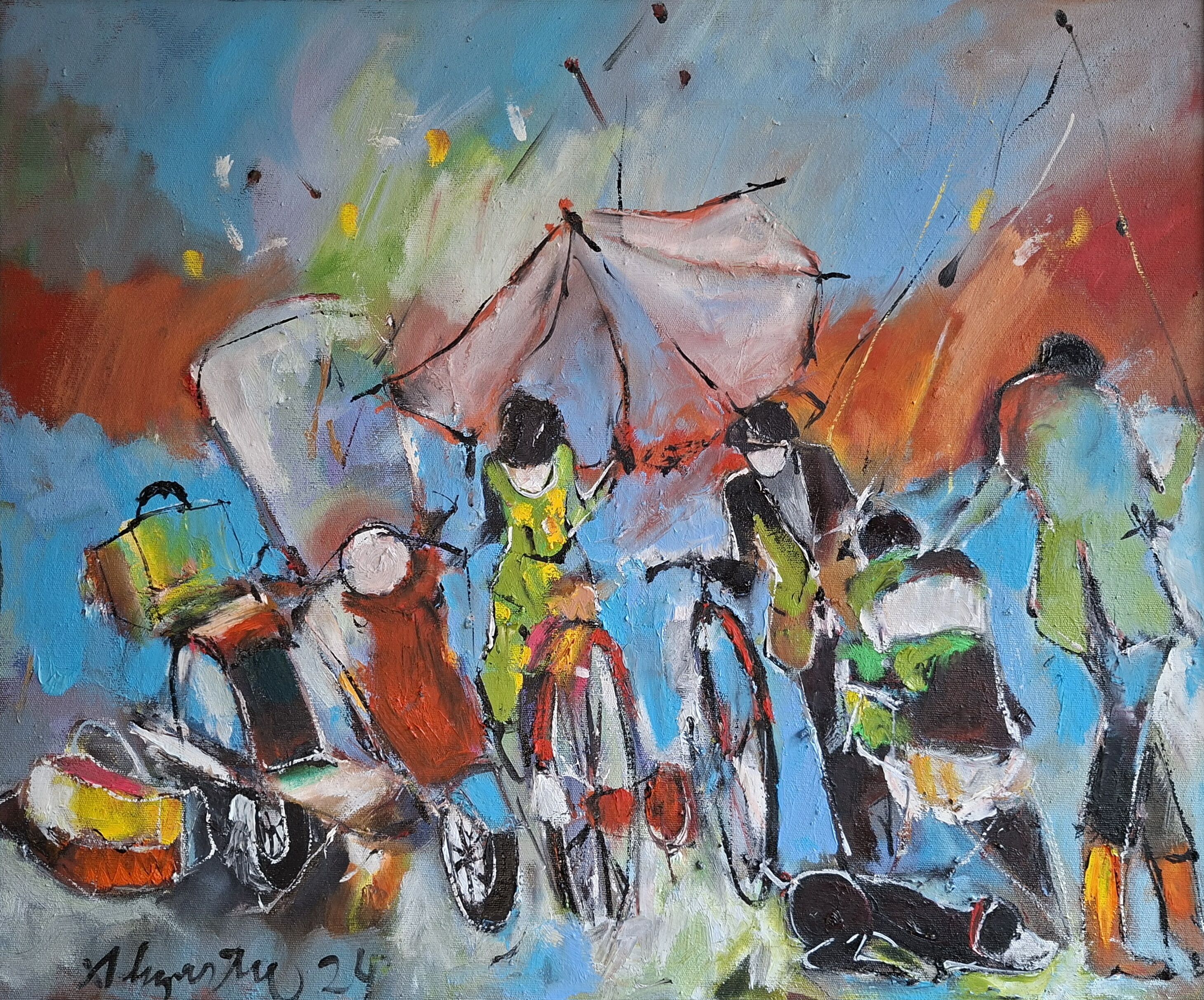 27 Alp Bartu, Tuval Üzerine Yağlıboya, 50 X 60 Cm 4