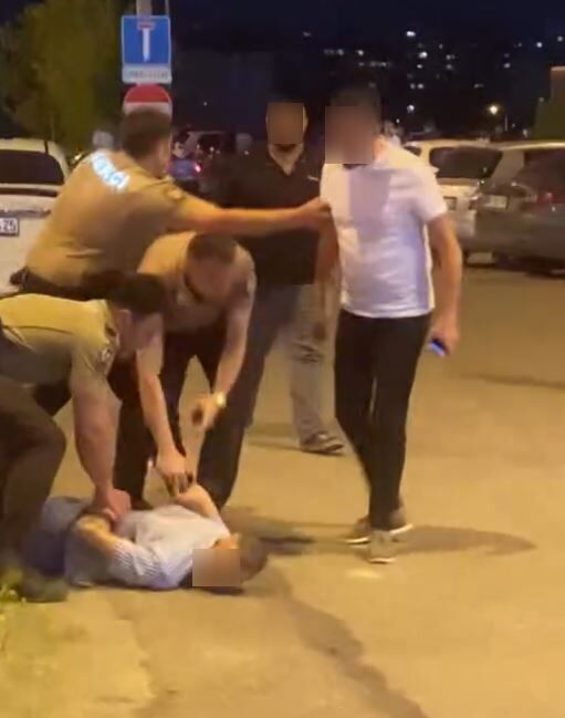 Kesici aletle bekçilere saldıran şüpheli, bacağından vurularak yakalandı