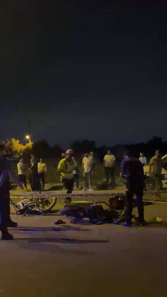 Mersin'de iki motosiklet çarpıştı