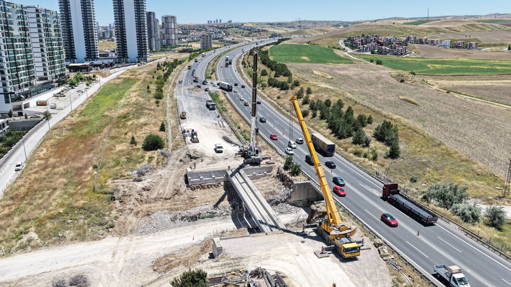 Ankara Çevre Otoyolu Alt Geçidi'nde Çalışmalar Sürüyor