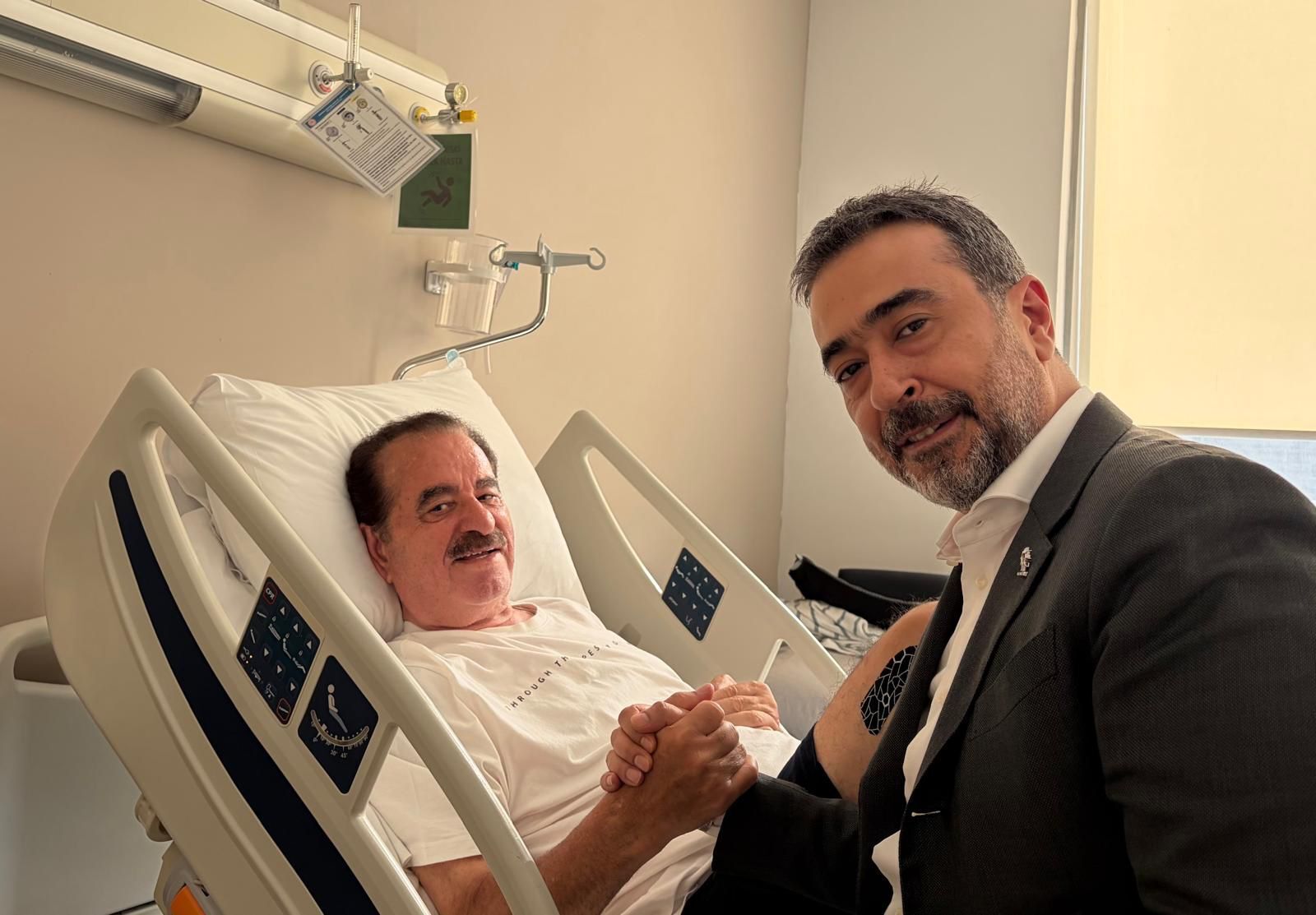 Hakan Han Özcan’dan İbrahim Tatlıses’e Geçmiş Olsun Ziyareti