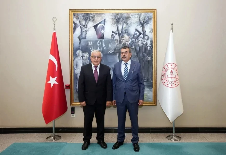 Bakan Tekin, Rusya ve Mısır Büyükelçilerini Kabul Etti