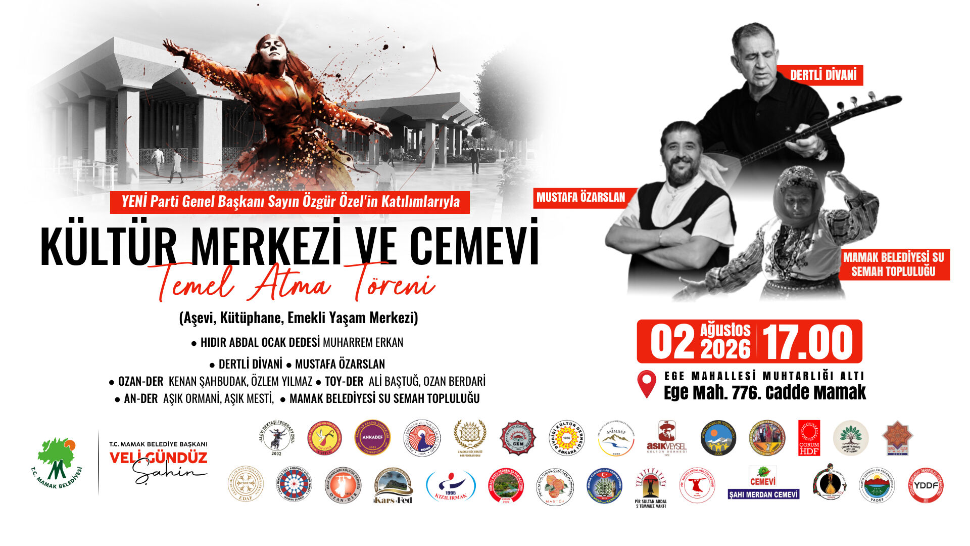 Mamak’a 7 Bin Metrekarelik Sosyal ve Kültürel Tesis Geliyor!