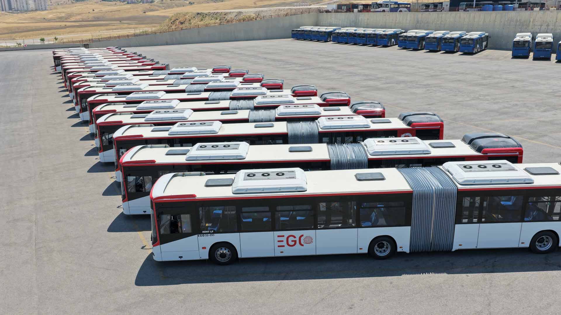 Ankara'ya 13 Yeni EGO Otobüsü Daha: Filoya Katılan Araç Sayısı 597'ye Ulaştı