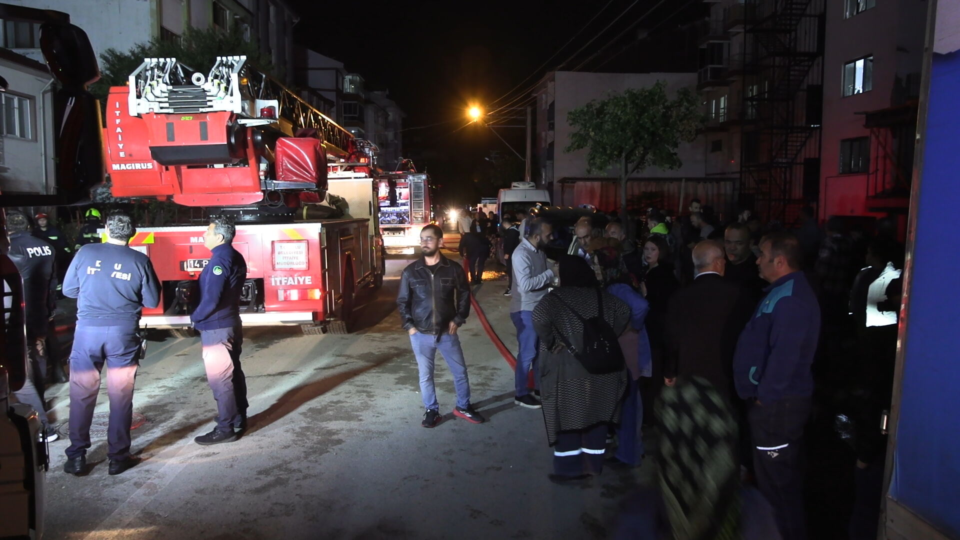 Bolu'da korkutan yangın