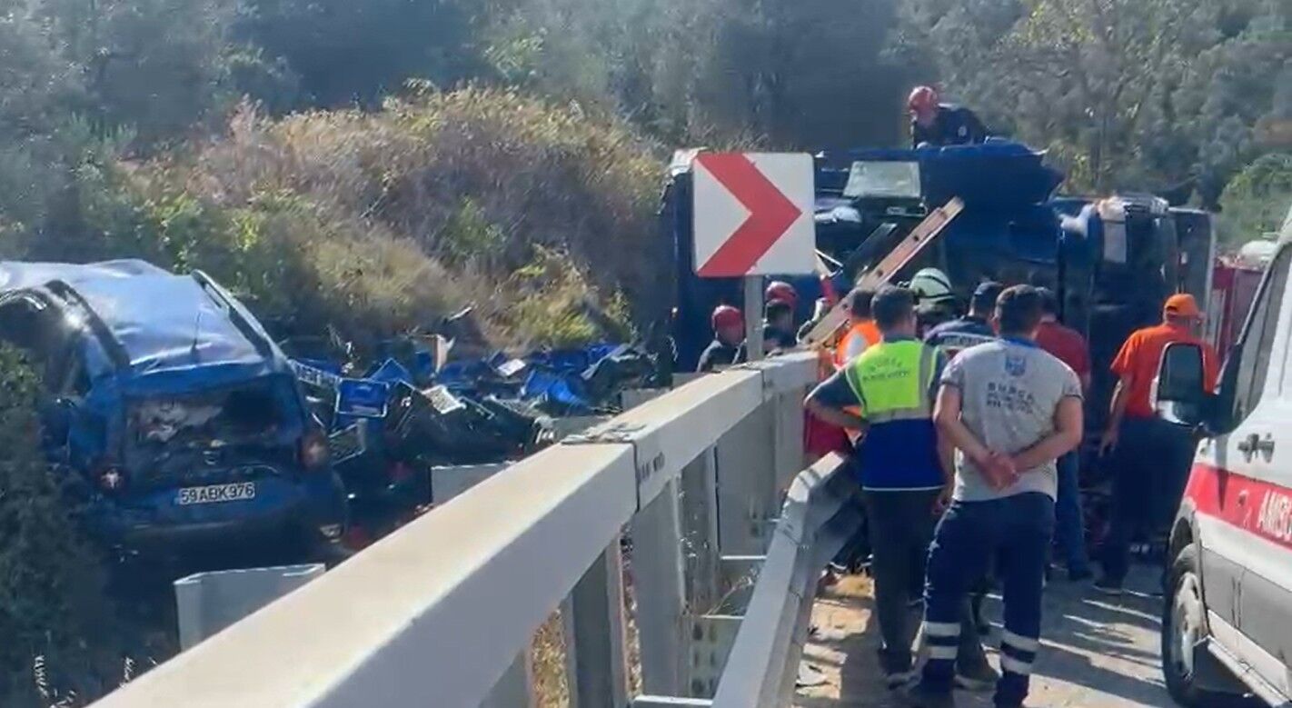 Bursa'da feci kaza; 1 ölü, 1 yaralı