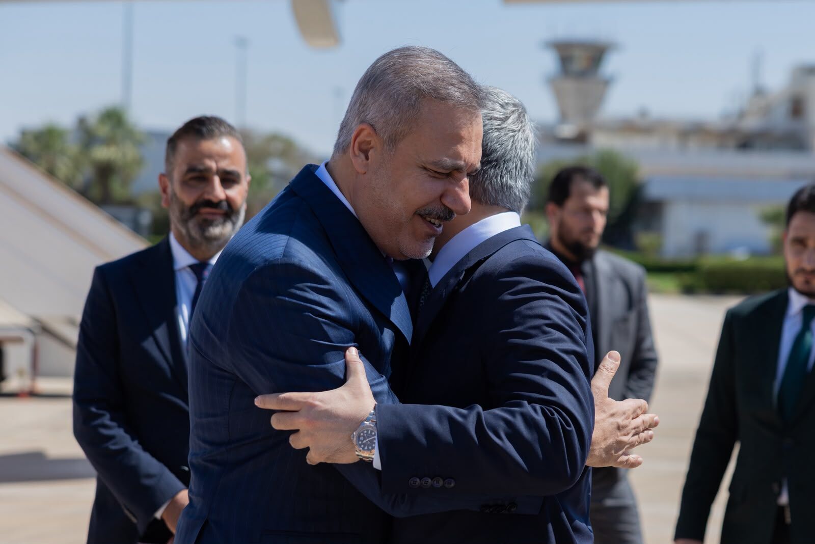 Hakan Fidan Şam’da: Suriye Dışişleri Bakanı Şeybani karşıladı