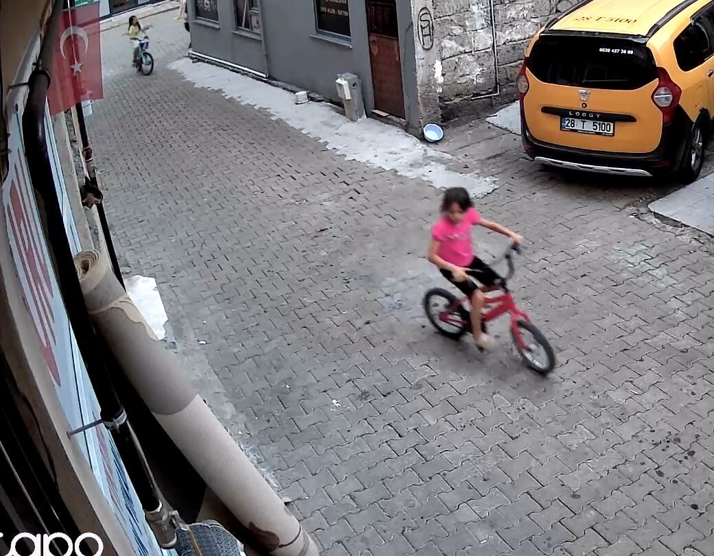 Nehir'in bayrak sevgisi kamerada