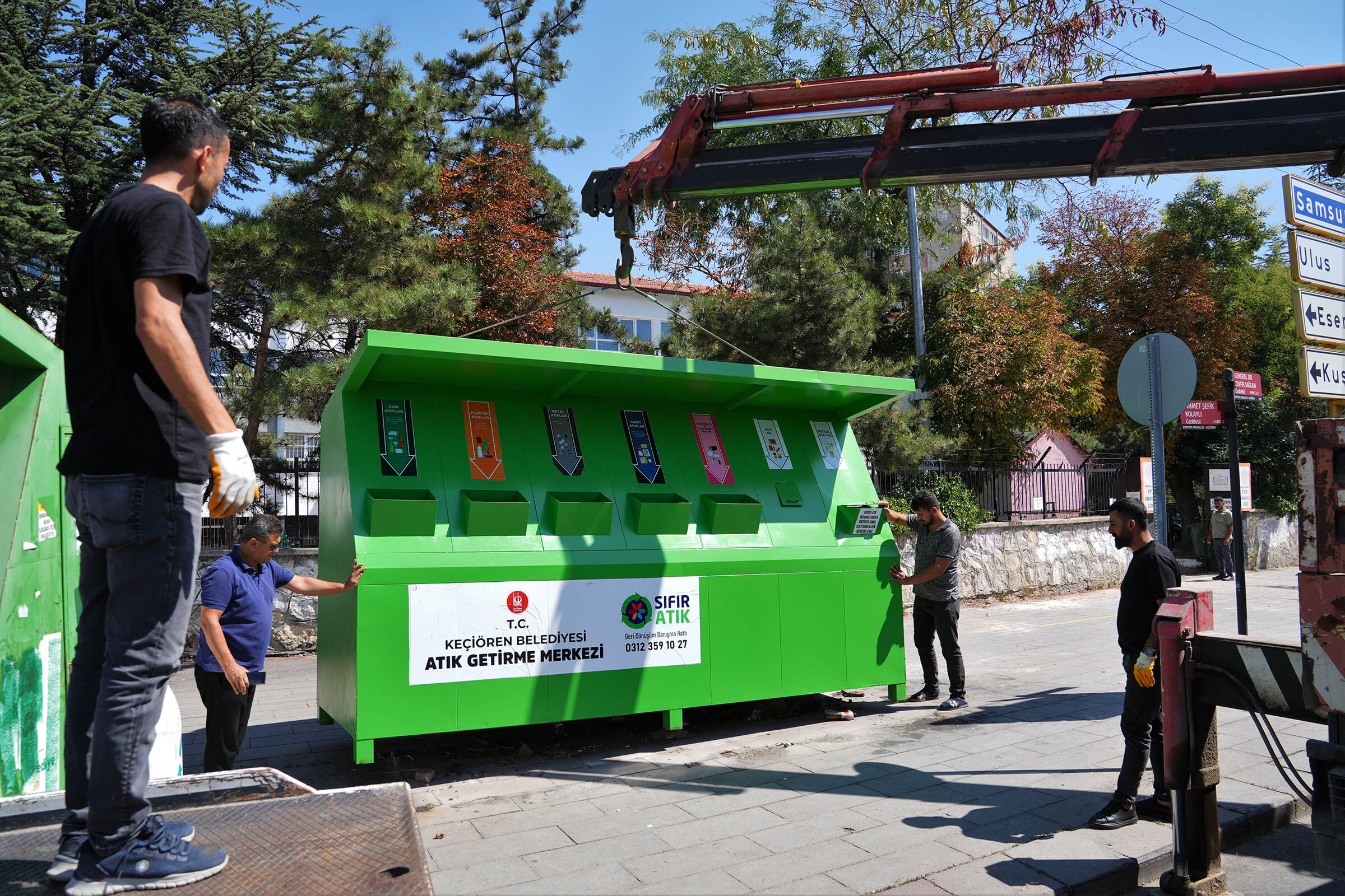 Keçiören’de Mobil Atık Merkezleri Yenileniyor