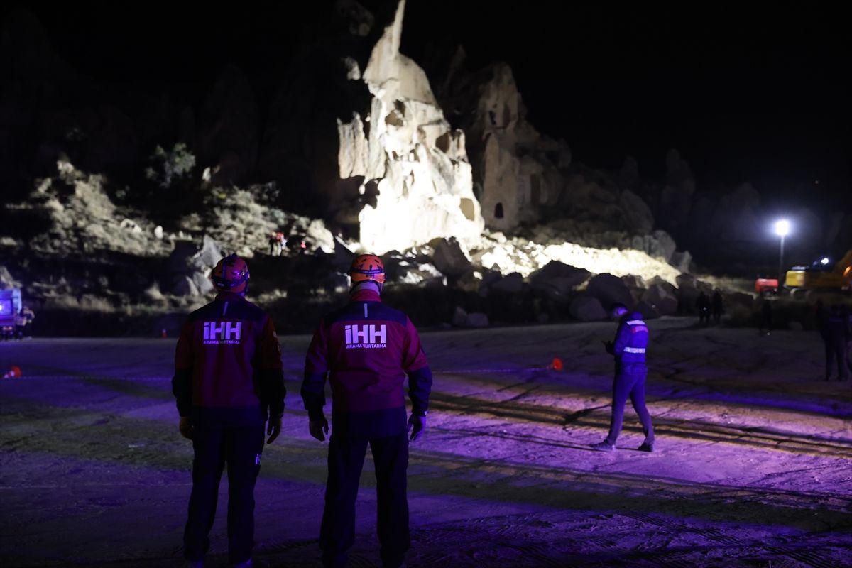 Göreme'deki Peribacası Çökmesinde Acı Bilanço: 3 Ölü, 5 Yaralı