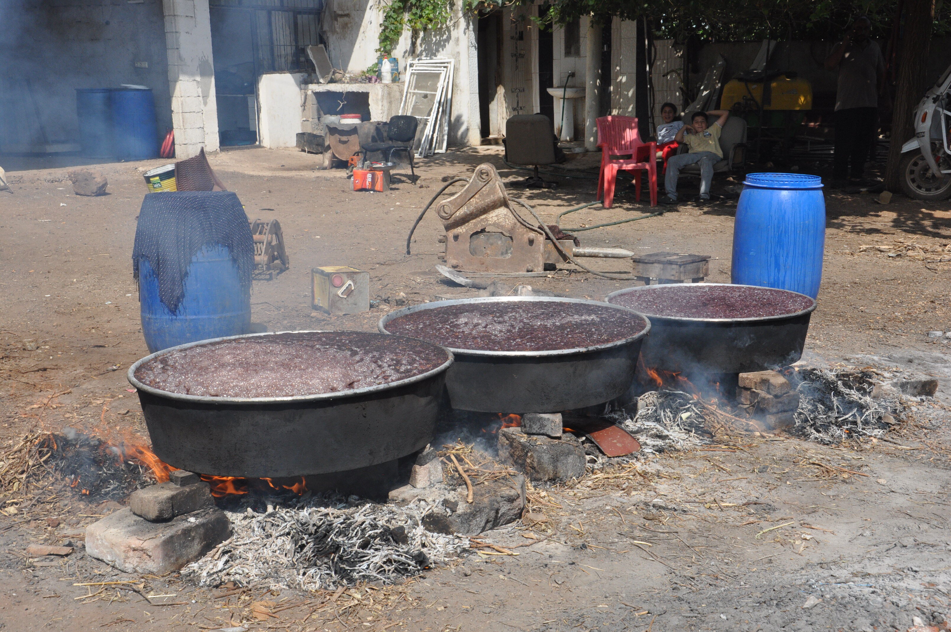 Gaziantep'te pekmez yapma geleneği devam ediyor!