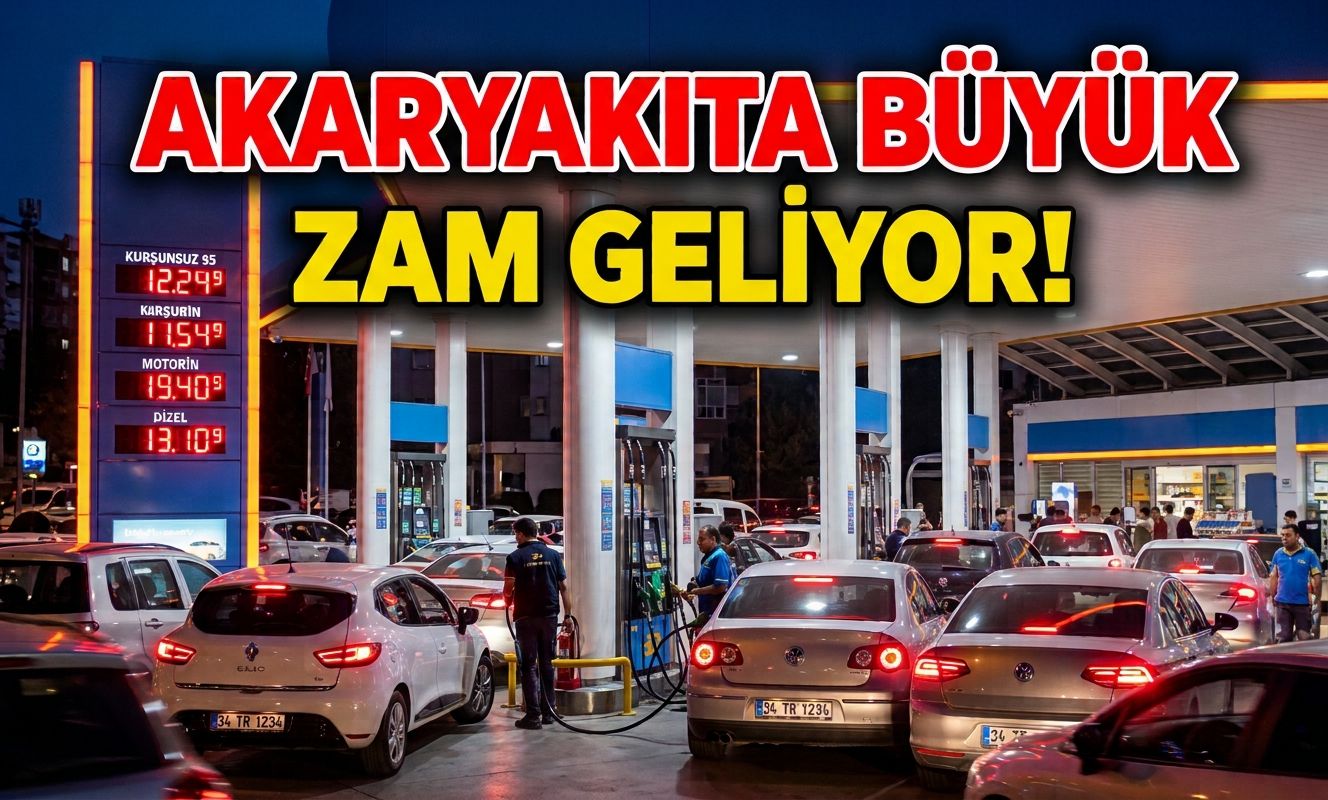 Akaryakıta büyük zam geliyor!