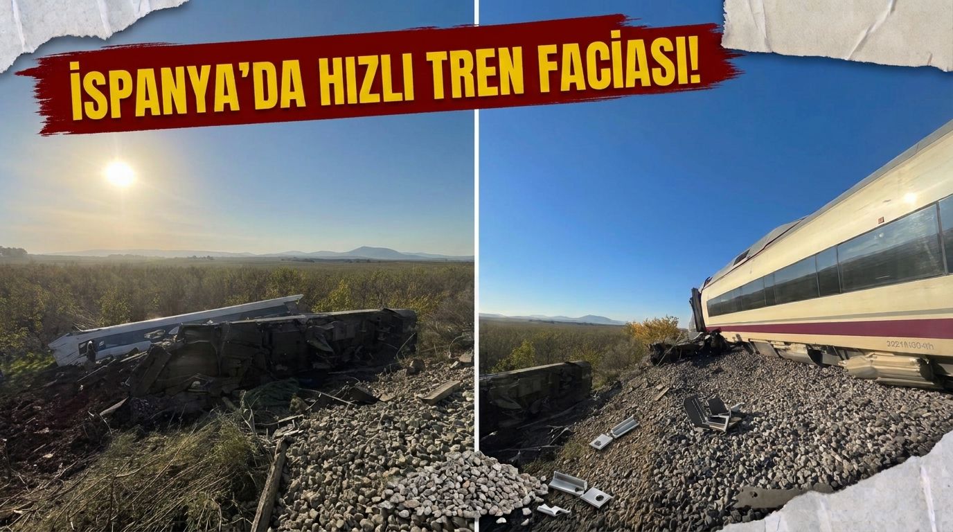 İspanya’da hızlı tren faciası!
