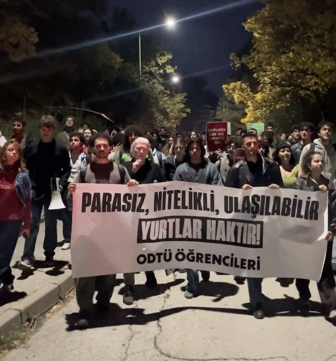 ODTÜ'de Yurt Zammına Öğrenciler Tepki Gösterdi!