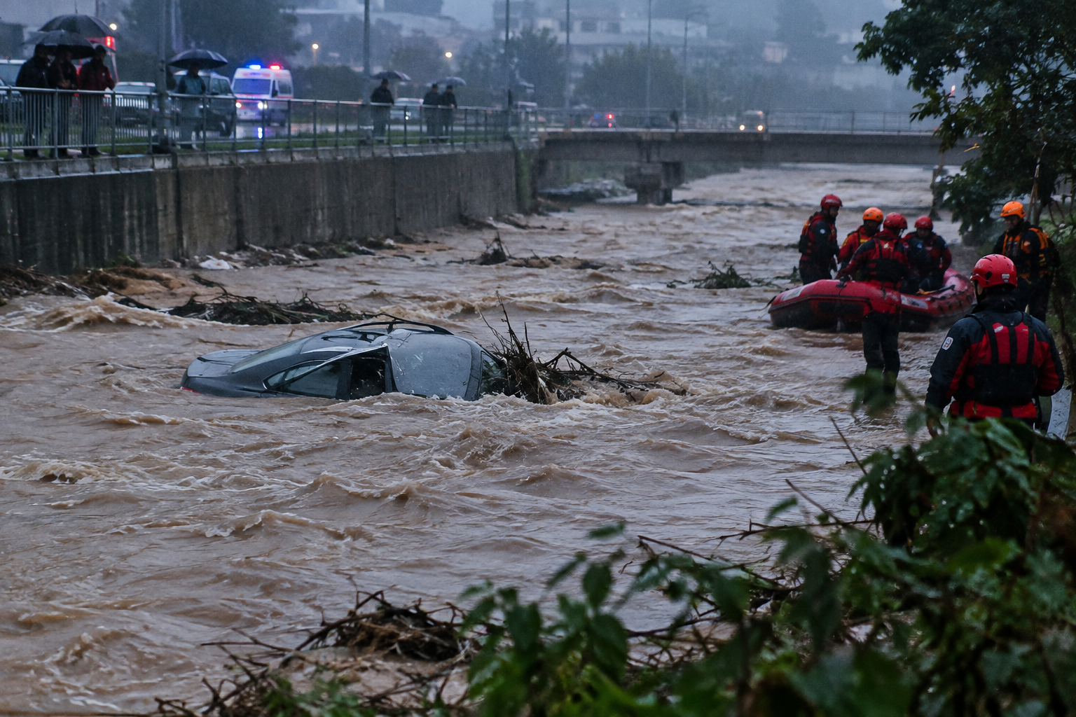 İstanbul’da sel felaketi: 2 kişiden haber yok